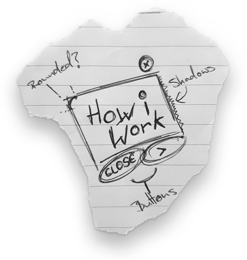 cut out example of how i work